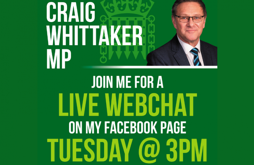 Craig FB Live Chat