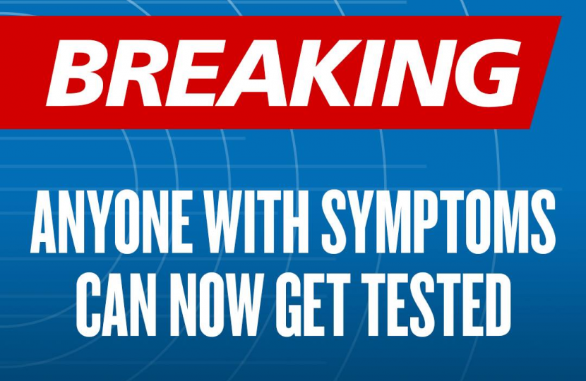 Anyone can now get tested