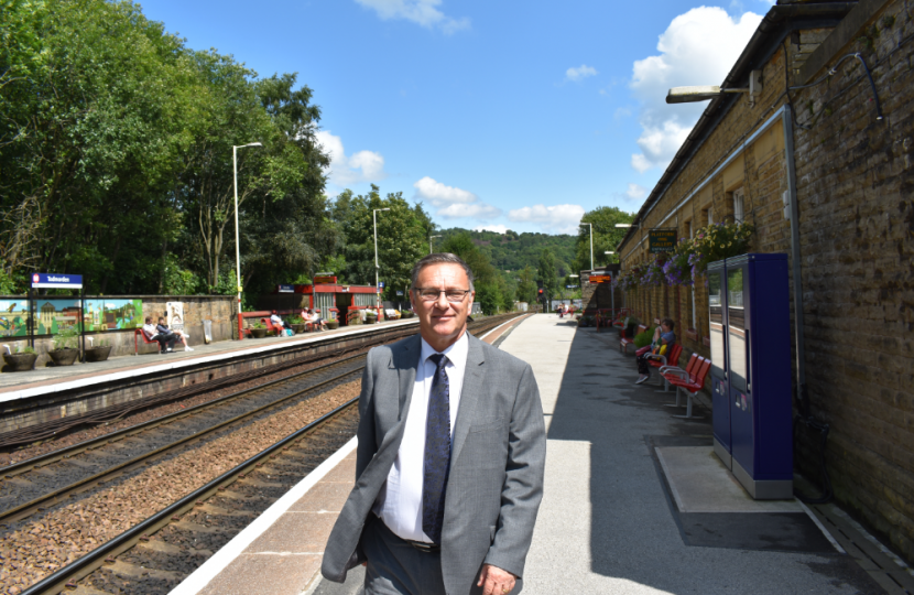 Craig at Todmorden Train Station
