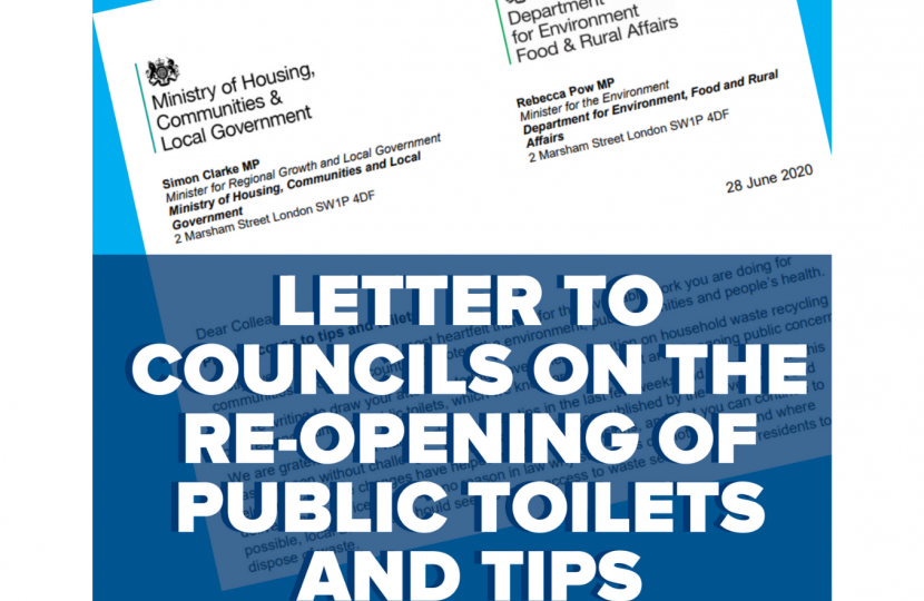 Letter to councils